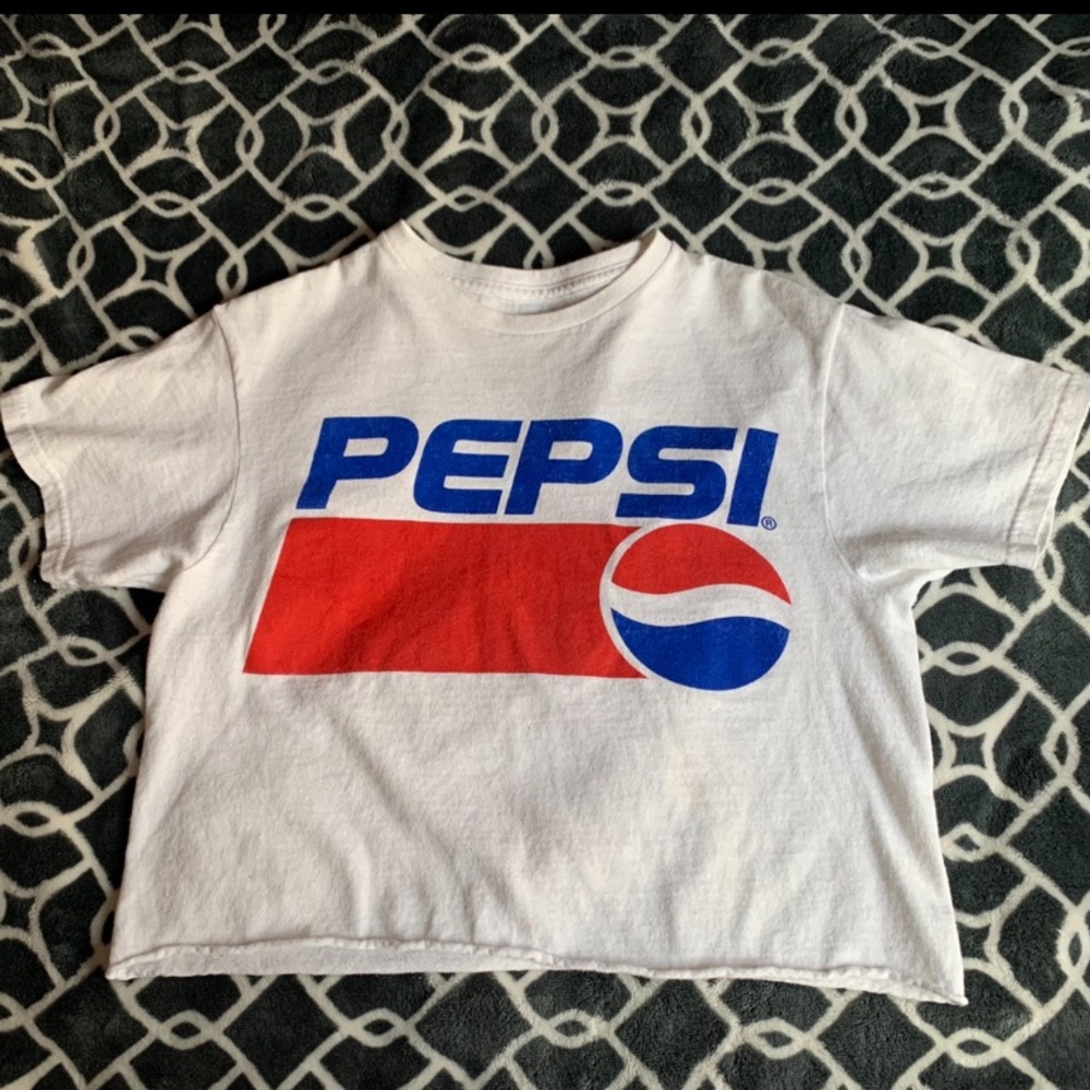 Pepsi cropped shirt